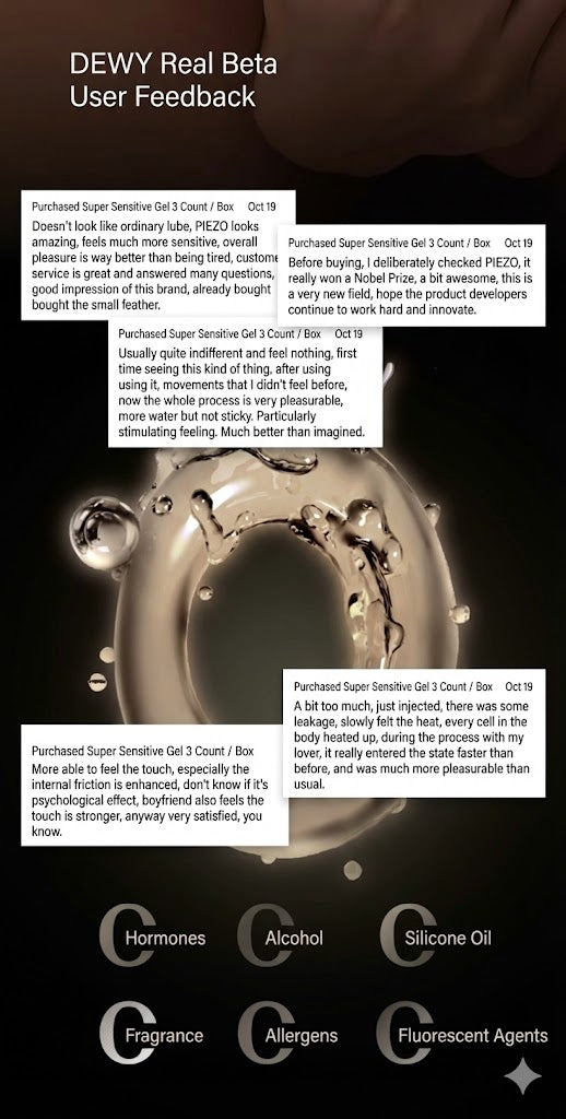 Dewy™ Intimate Sensation Serum - Hyaluronic Hydration & Pleasure Gel
