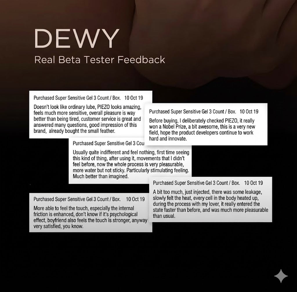 Dewy™ Intimate Sensation Serum - Hyaluronic Hydration & Pleasure Gel