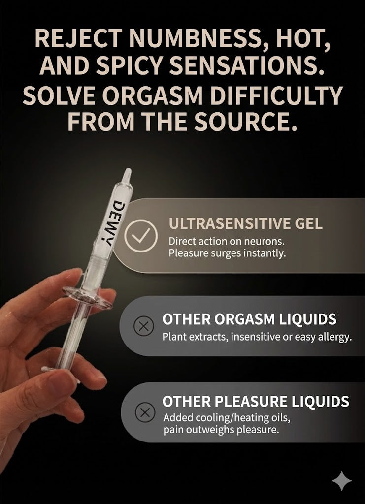 Dewy™ Intimate Sensation Serum - Hyaluronic Hydration & Pleasure Gel